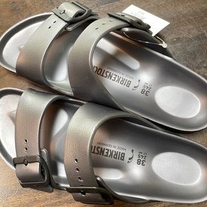 Birkenstock Arizona EVA. Color is anthracite